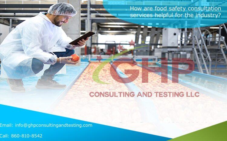  How are food safety consultation services helpful for the industry?